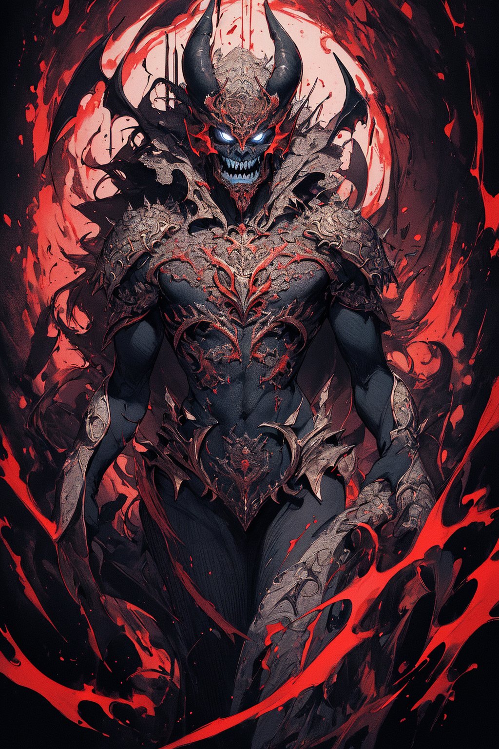 Diablo.king demon,hell gate,
super fine illustration,perfect anatomy,(masterpiece,ultra quality,ultla highres,32k,intricate detailed),{{{masterpiece}}}, {{{best quality}}}, {{ultra-detailed}}, {illustration}, {{an extremely delicate and beautiful}},