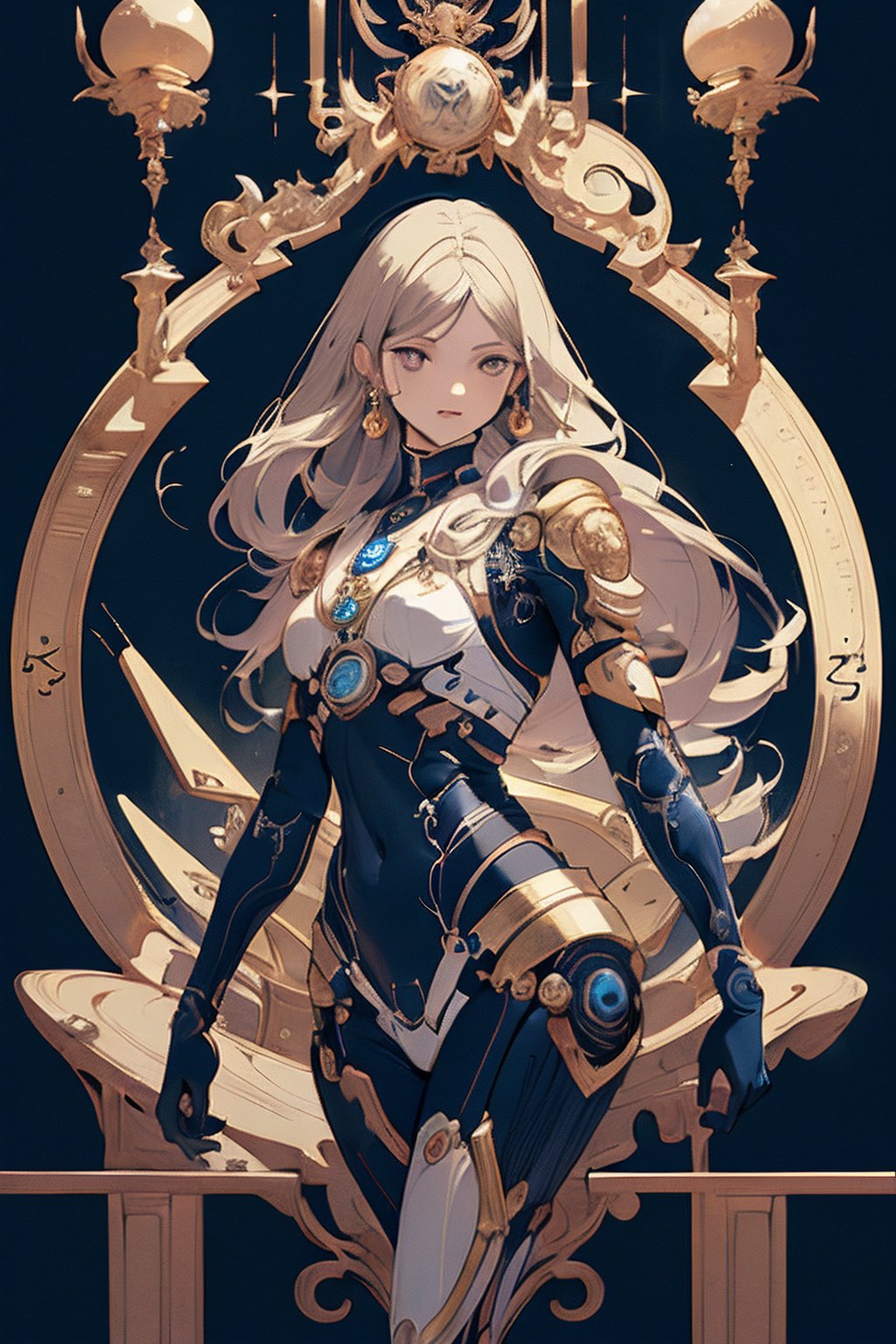 (Libra:1.4),solo girl,zodiac background,cyborg style,
super fine illustration,perfect anatomy,(masterpiece,ultra quality,ultla highres,32k,intricate detailed),