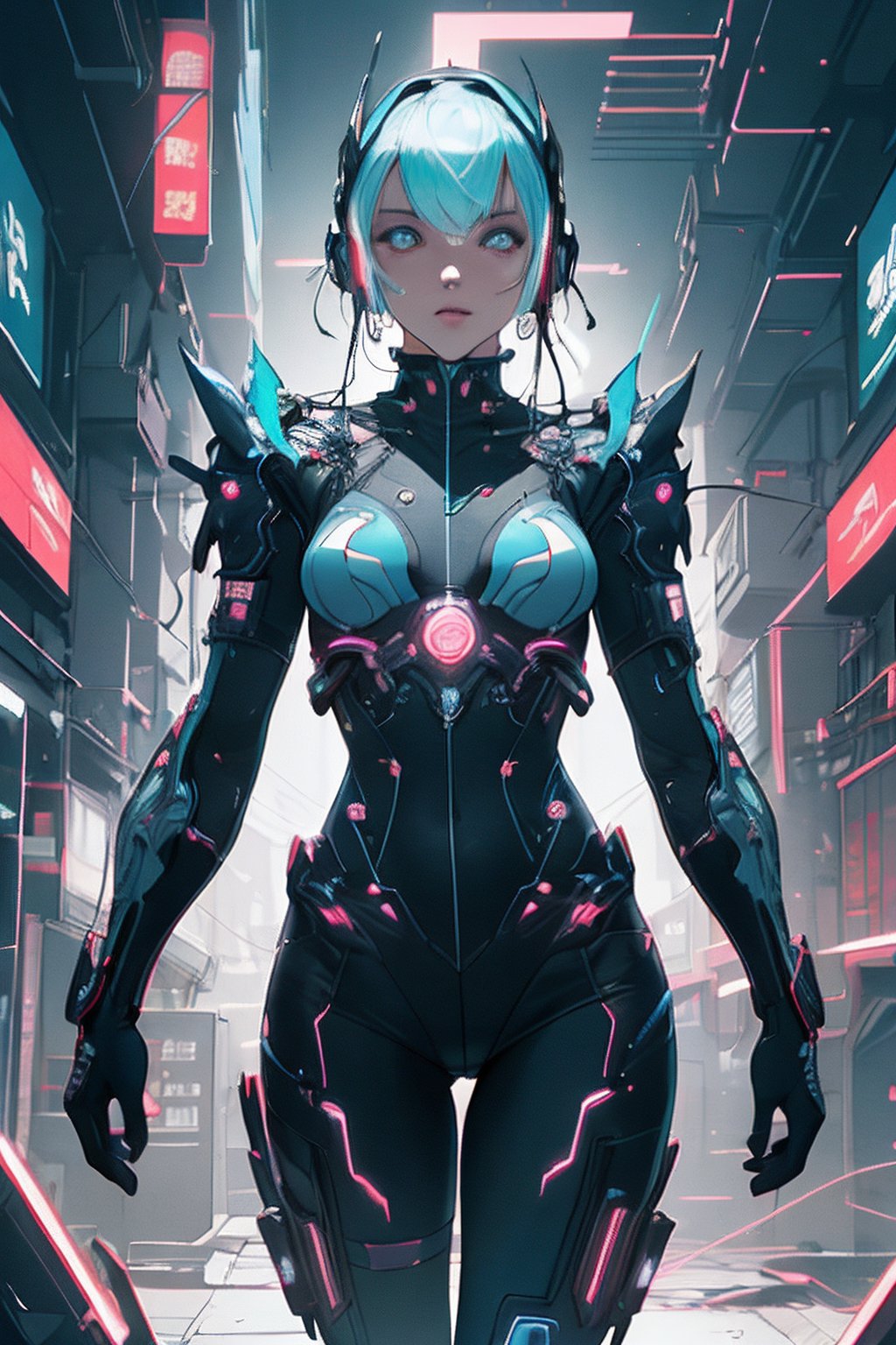 ((Japanese)),(Cyber Punk),neon lighting, (vibrant glow):1.2, dynamic colors, striking contrast, futuristic vibe, electric energy, reflective surfaces,
super fine illustration,perfect anatomy,(masterpiece,ultra quality,ultla highres,32k,intricate detailed),