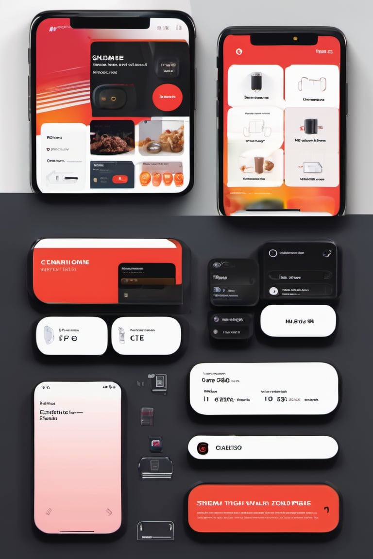 3d render concept art, octane, redshift, unreal engine 5, minimalistic, realistic, web interface, ux ui design, 1smartphone, presentation, idea, cinema 4d, figma