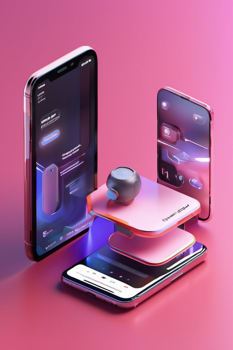 3d render concept art, octane, redshift, unreal engine 5, minimalistic, realistic, web interface, ux ui design, 1smartphone, presentation, idea, cinema 4d, figma