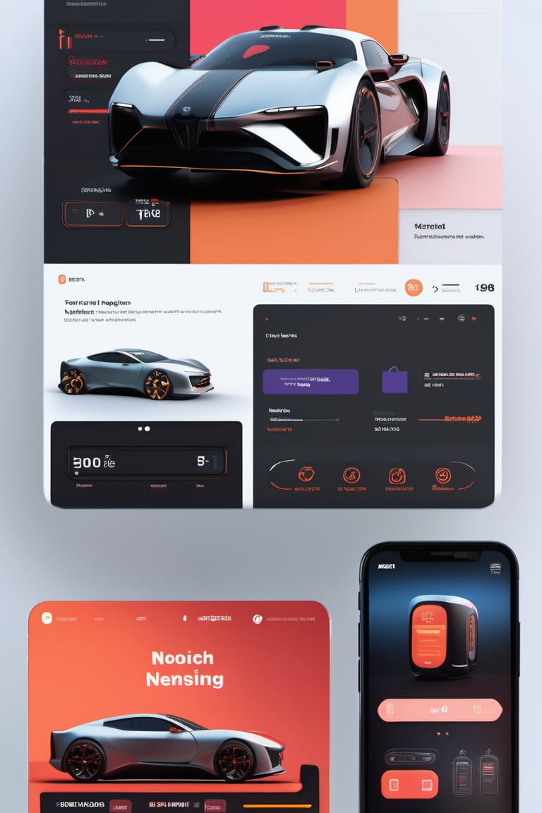 3d render concept art, octane, redshift, unreal engine 5, minimalistic, realistic, web interface, ux ui design, 1smartphone, presentation, idea, cinema 4d