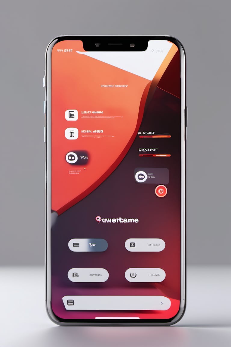 3d render concept art, octane, redshift, unreal engine 5, minimalistic, realistic, web interface, ux ui design, 1smartphone, presentation, idea, cinema 4d, figma