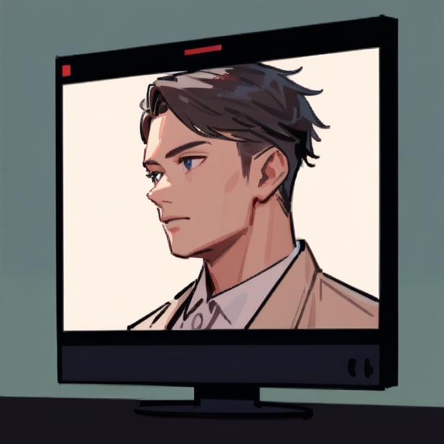 Handsome man watch Netflix , perfect irish, perfect  eyes, perfect anatomy, seen from afar