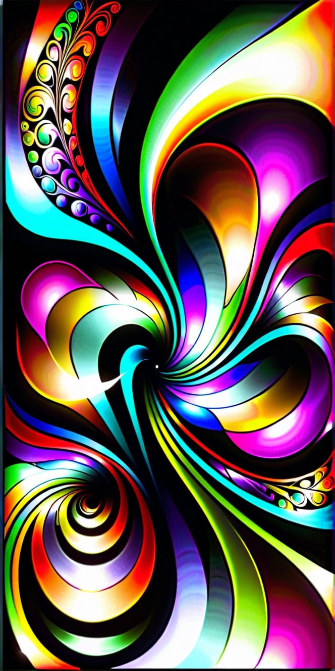 a painting With high-gloss car paint of colorful swirls on a high gloss  black background, psychedelic fractal art, psychodelic colors, psychedelic fractal pattern in Golden ratio, phi, intricate psychedelic patterns, colourful biomorphic opart, psychedelic artwork, fractal art, fractals swirling outward, colorful swirly ripples of magic, android jones and chris dyer, hyperdetailed colourful, intricate colorful masterpiece