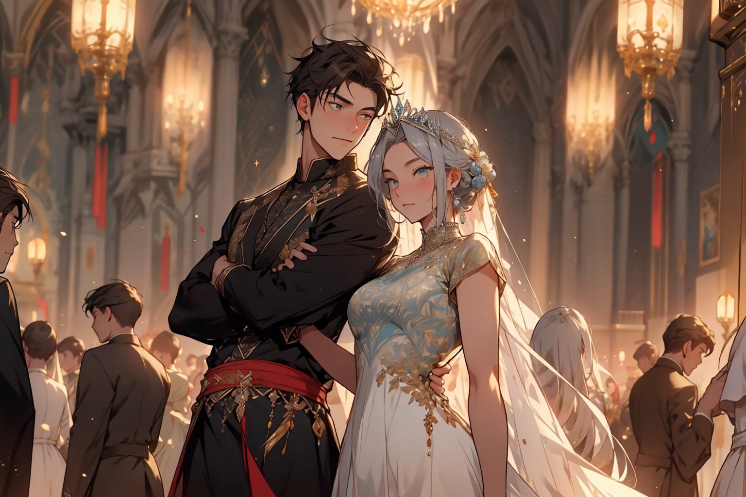 man's point of view:
my boy
the day the two of us
met our eyes
at the royal banquet
wearing dazzling dresses
standing from a distance
among so many people
I found you
my love
we look into others
felt as fate
as we know before
