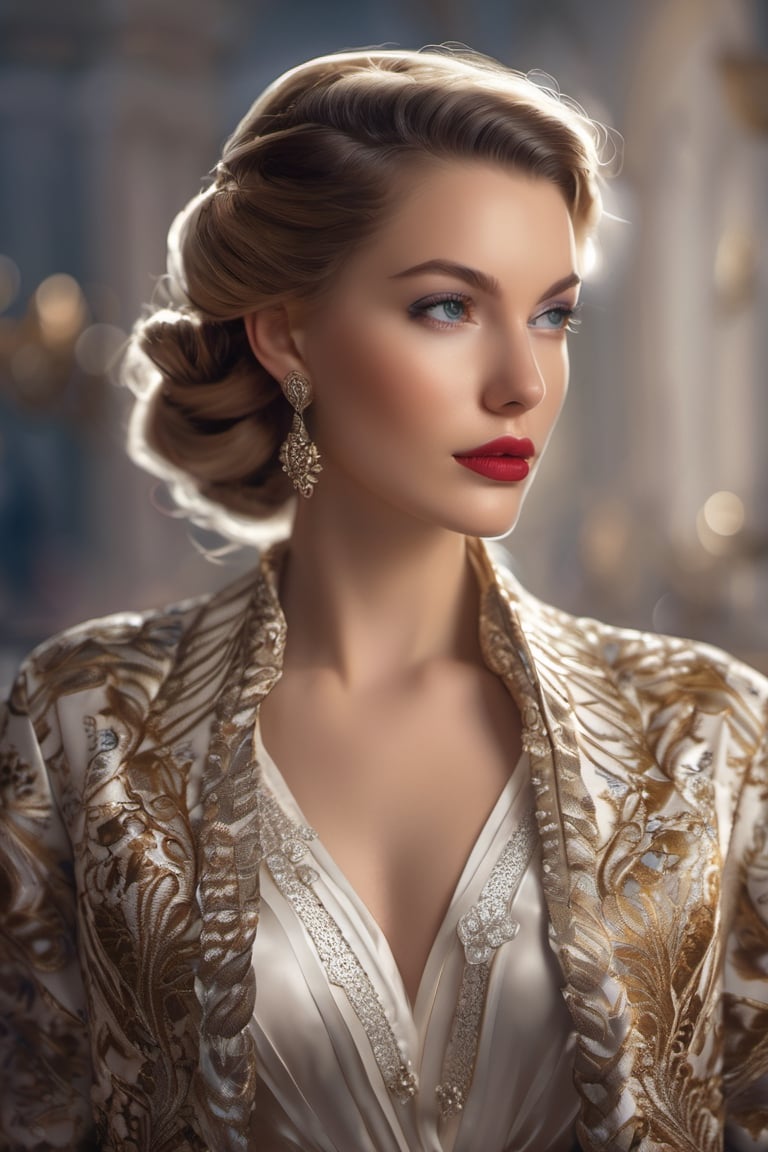 a girl, style of Louise Dahl-Wolfe, Dslr Photo, (intricated detail:1.5),  8K,  RAW,  Trending on Artstation,  Artgerm,LinkGirl
