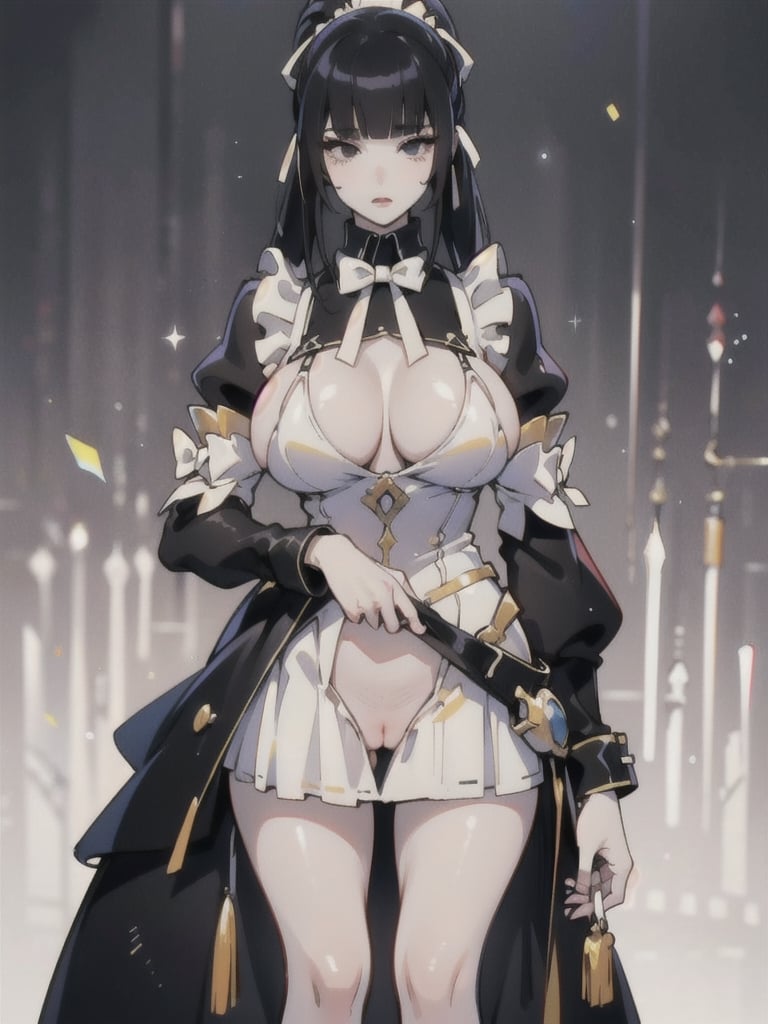 narberal gamma,white background,ink,Ultra-detail,(highres:1.1),best quality,(masterpiece:1.3),cinematic lighting, sexy breasts, 3DMM, big breasts, full lenth body, sexy pussy, long legs, black hair, pony_tail, black eyes, 1girl, solo,
realistic, (masterpiece - 1.2),very sexy face and also a sexy  figure  pornstar  with big natural boobs and curvy ass , perfect hands, 8k,highly detailed,ultrarealistic,hyperrealistic,high quality render,high quality,highly detailed background, maid dress, large dress, pencil skirt, 1 girl, solo, sexy, sex, fertile, dream, perfect, paradise, heaven, 1girl, solo