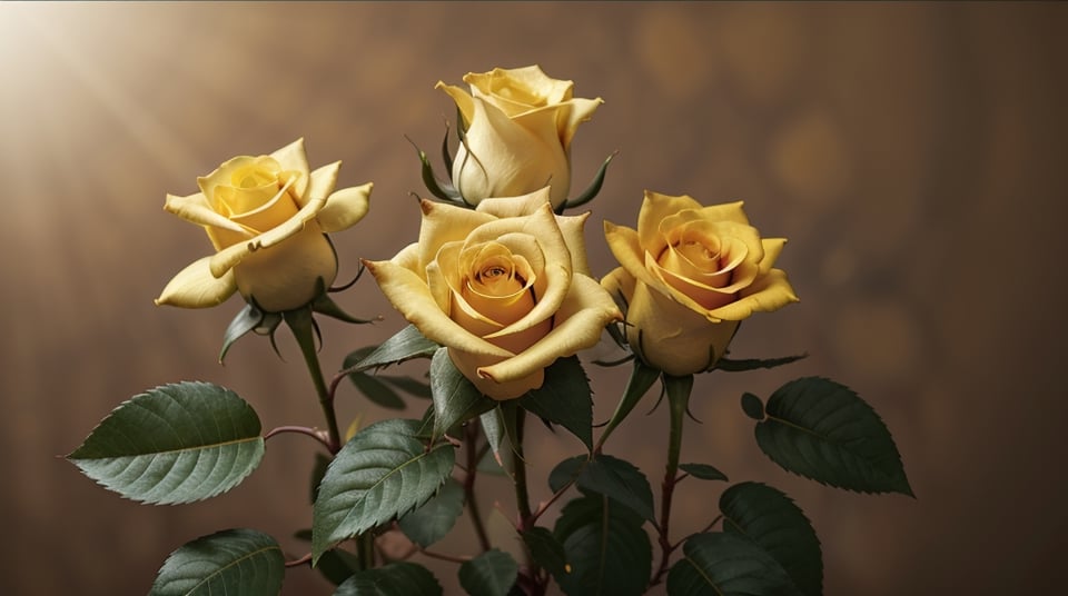 yellow rose