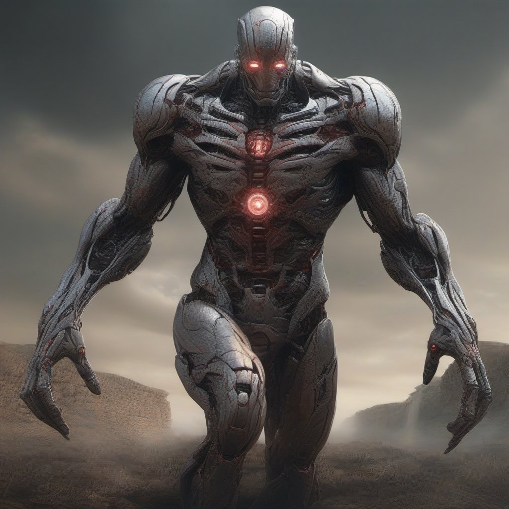 ultron form marvel , sfnsfau, art by zdzislaw beksinski,
, Ultra realistic,  sharp focus, studio photo, intricate details, highly detailed, by greg rutkowski , unreal engine 
