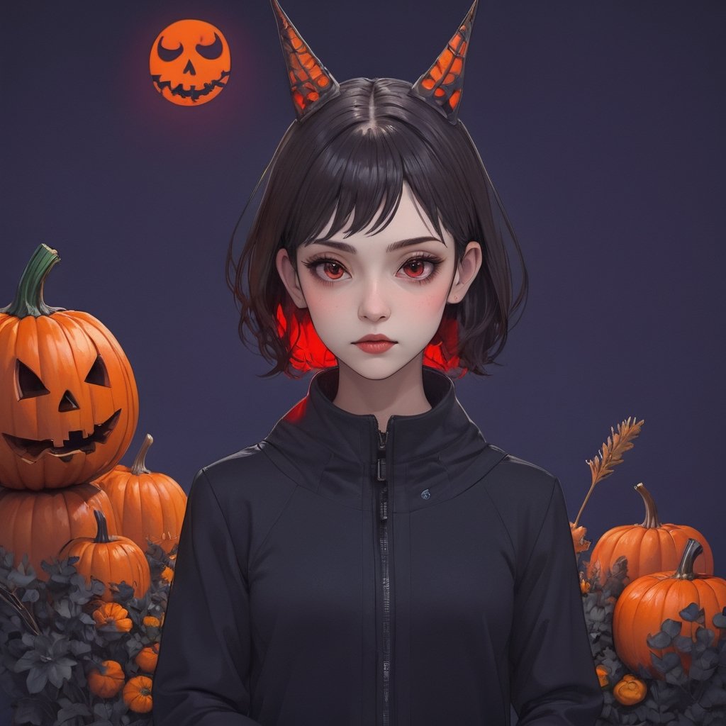 she is the 3D Halloween Candy in 4D hyperpace girl meets project gothwave in synthetic fashion, silhouette, grungy, dark, dangerous, dynamic composition and dramatic lighting, black, neon red, haze, aw0k euphoric style,drwbk coloring book drawing, portrait art by simon stalenhag