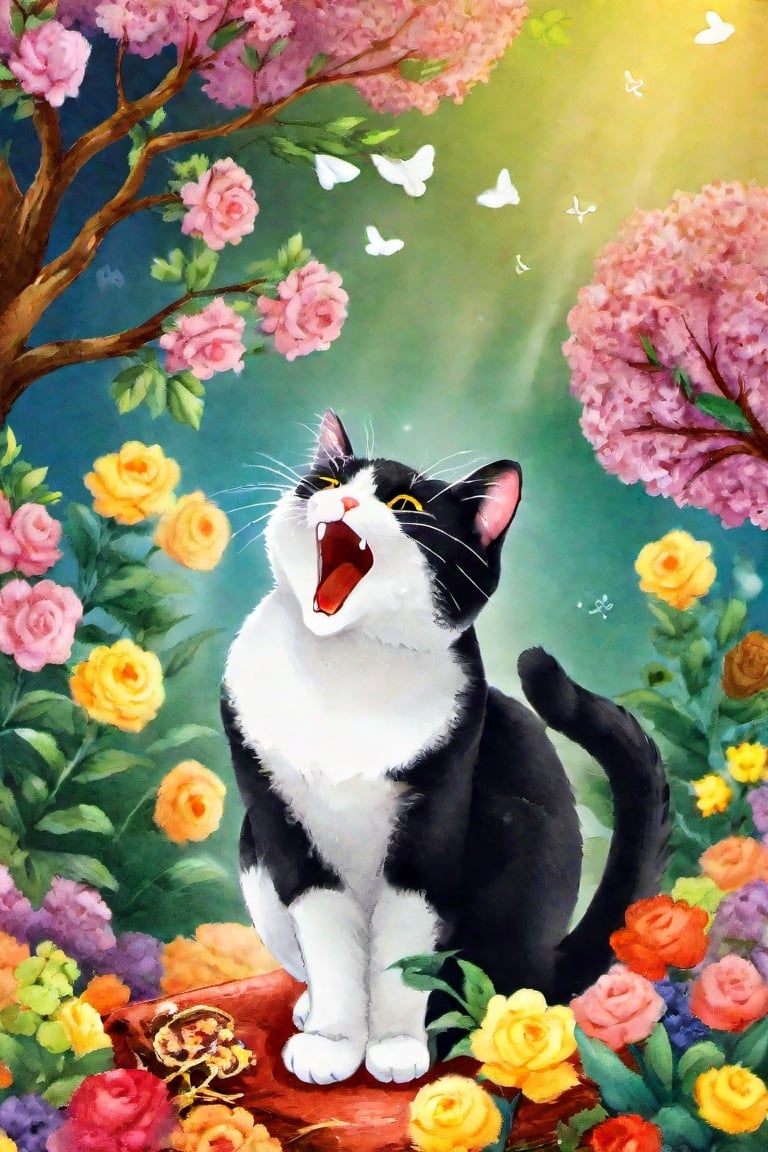 cat singing song,