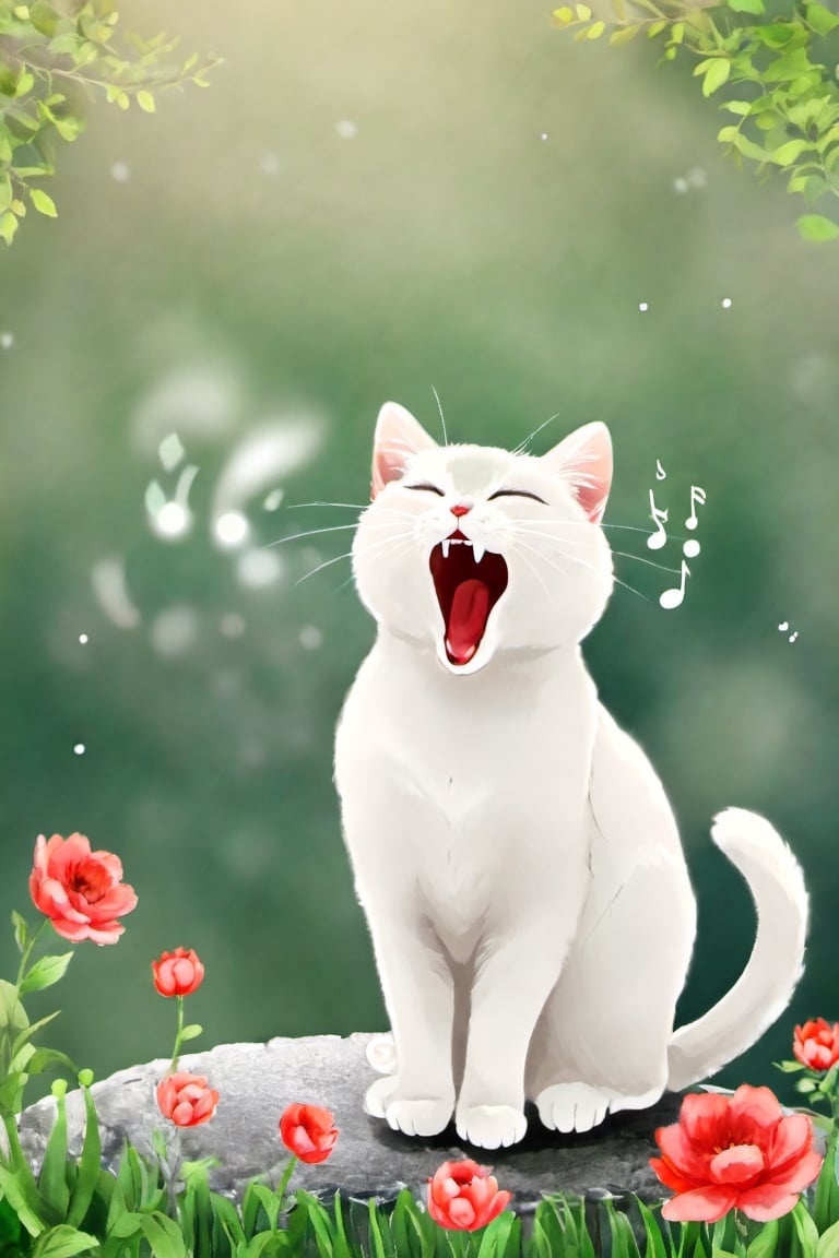 cat singing song,