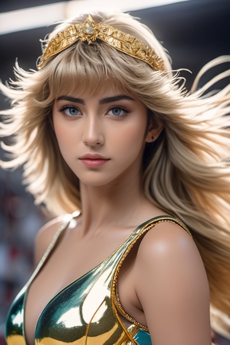 masterpiece, hyper realistic, 8K, full length, captured through a lens of a high speed DLSR camera, female, 20 years old, Marin de aguila, saint seiya.