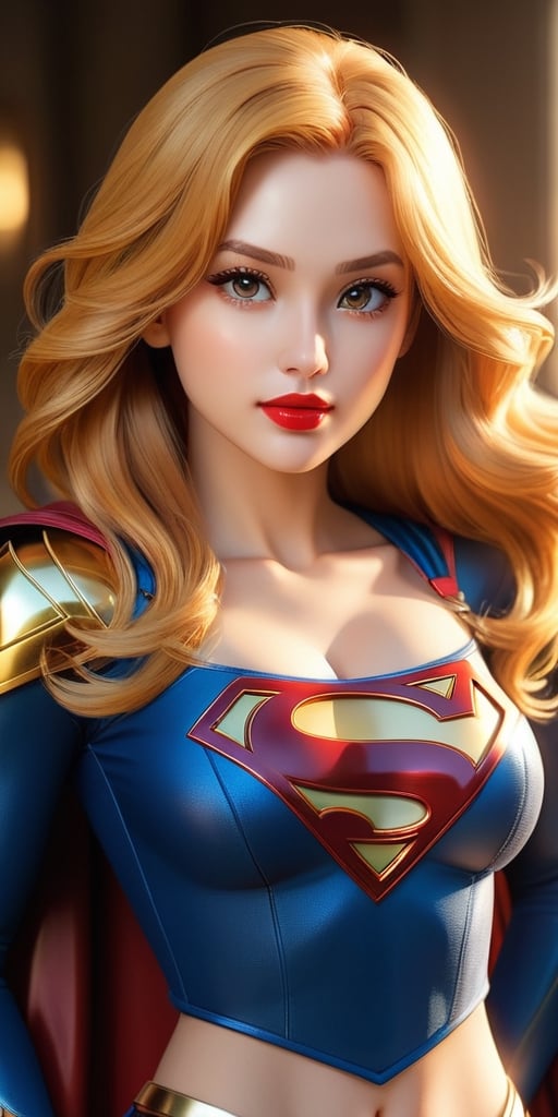 ((masterpiece)),((best quality)), 8k, high detailed, ultra-detailed,
A girl adorned with radiant golden hair like sunlight, clear and just red eyes full of justice, a well-defined straight nose, sexy and alluring red lips, and a sweet and cute face. (((Big Breasts:1.4))),
Girl, ((golden hair),((clear eyes),(justice)),((well-defined nose),(sexy lips),(sweet face)), (micro bikini|supergirl),