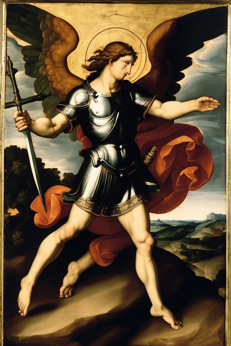 The Archangel Michael Defeating The Devil