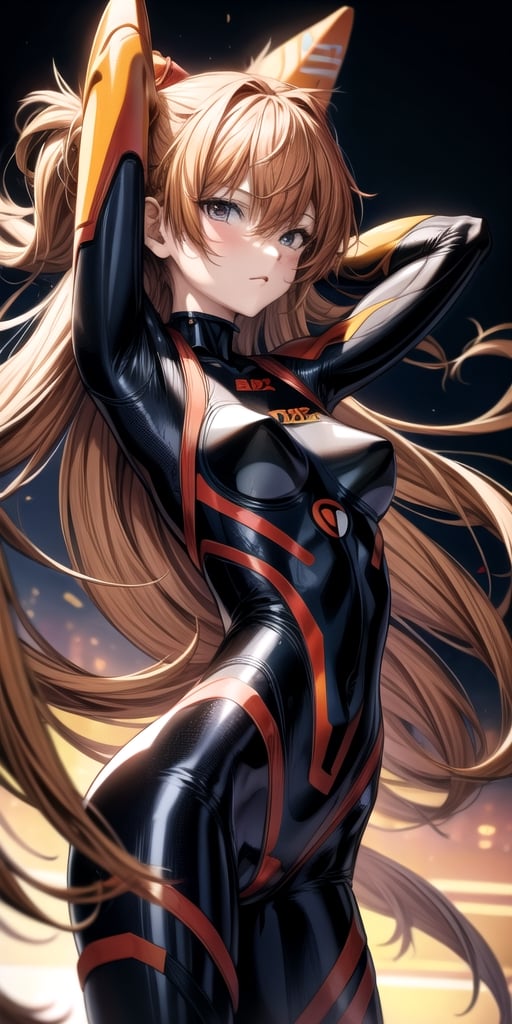 asuka, body_suit, bodysuit, orange_hair