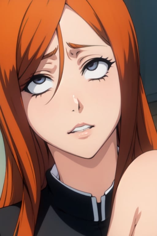 black clothes,orihime,Rolling eyes,Ahg, cun in face