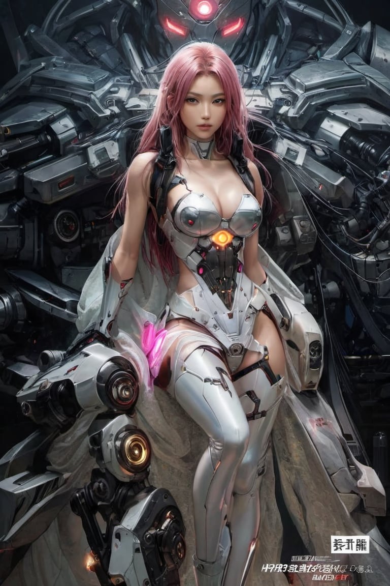 KiloyRealisticCheckpointV2.5Super Sexy Superheroines, ultra-detailed, ((High resolution)),((high detailed)), cowboy shot, photo realistic, masterpiece, official art, apocalypse background,
raw photo, best quality, 8k resolution, sole_female, character focus, 24 years old, pink hair, long hair, resemble Asuka Langley, cyborg girl, white cyborg armor suit, beautiful eyes, (delicate face), perfect detail, perfect feet, sexy legs, medium breast, nice boobs, lots of exposed skin, full body, holding laser gun, prepare to fight, cyborg head gear,
cinematic lighting, dark studio, ((hyper detailed face)),((hyper detailed eyes)),(((exposed thighs))),cyborg musume, ,mecha musume,asian girl,robot,cyborg style,SteelHeartQuiron character, 