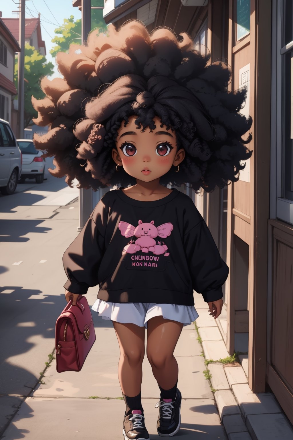 black girl,curly afro,young girl,child,cute