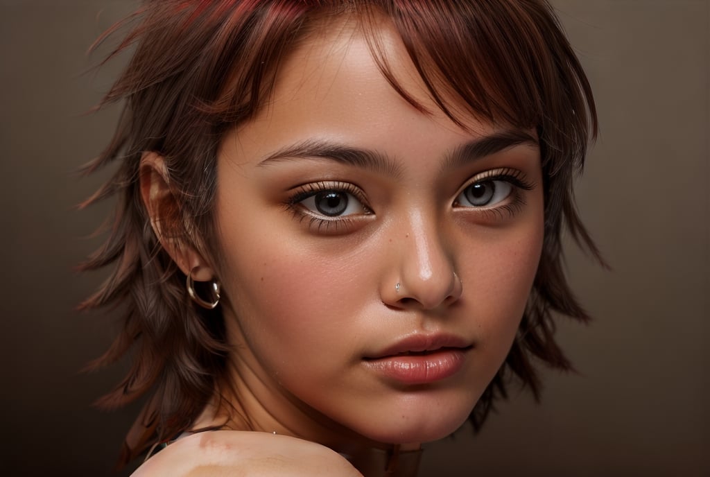  girl  eyes,j osierz  ,photorealistic