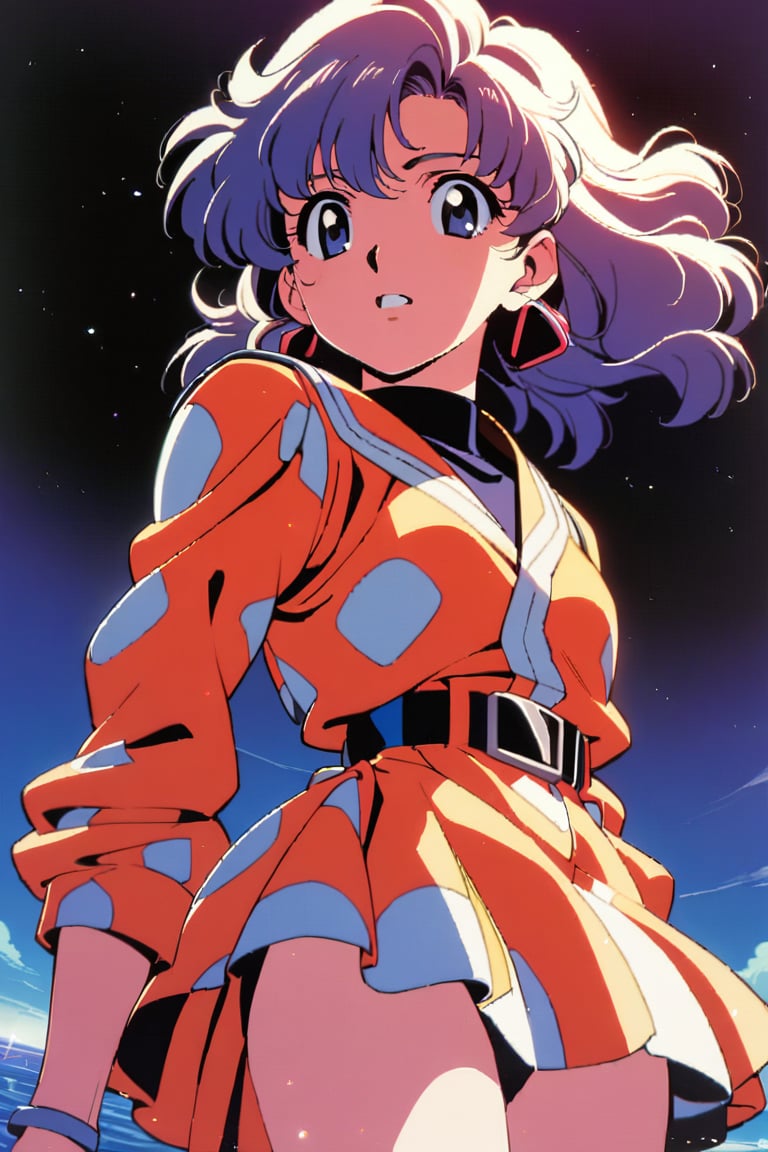 (1980s anime:1.2), 1girl, solo