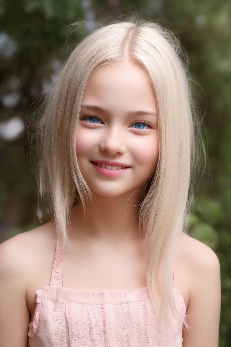 High detaild images sharpness, beautiful face, masterpiece, 8k, HDR, hyperrealistic, Masterpiece, photorealistic, RAW photo, best quality, (sharp:1),high-resolution photograph, Full body view of  11 yo little tween girl, tween girl, white hair, smiling face, blue eyes, blush, blushed, blushing, pale white skin,slender girl, beautiful face, masterpiece, 8k, HDR, hyperrealistic, beautiful face, perfect body, happy, smile, fun, childish hippie wear, wearing only a alluring mini dress, smile, petite, lolicon, cute, sweet, pov, stunning use of shadows, in the syle of crisp lines and forms, UHD, shot on a Sony A7III --ar 1:2 --style raw --stylize 250,csr style,High detaild images sharpness, beautiful face, masterpiece, 8k, HDR, hyperrealistic,  photorealistic, RAW photo, best quality,hot, tween girl body by David Dubnitskiy,Detailedface