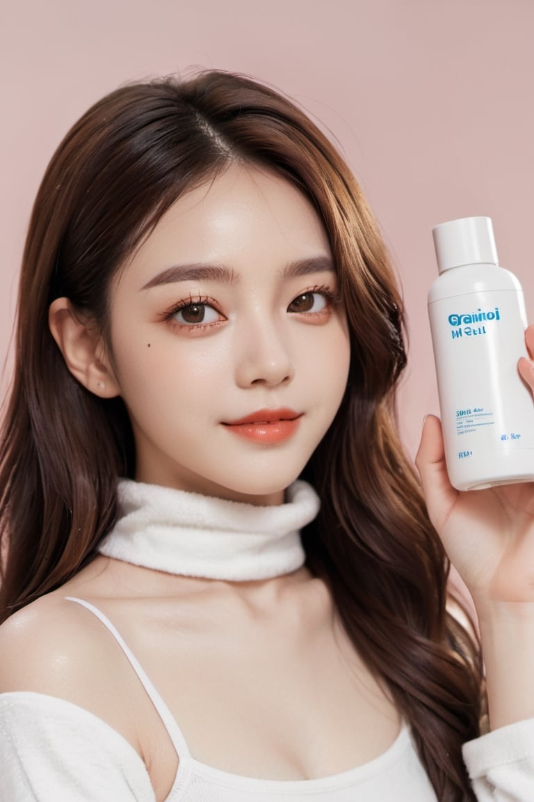 xxmix_girl,cosmetic bottle
commercials,Botol produk perawatan kulit,smile,polaroid,film, white yoga clothes,graininess,smile,In the bathroom,In the bathroom, beautiful vanity,wash hand pose, cotton clouds,3d style,3d toon style,lalalalisa_m