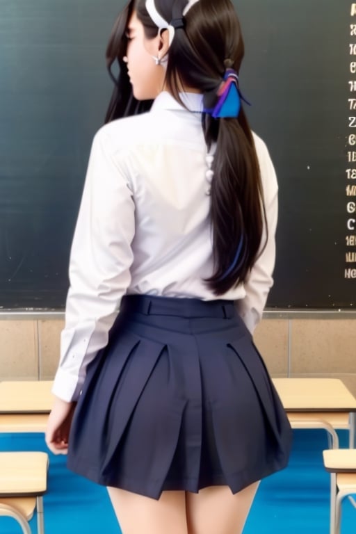 No dress_shirt, transparent school uniform, 1girl ,j3s1,school_girl,,Apple_butt,,pov_ass,SBLM,high_school_girl,chakumomi,sm4c3w3k, viewed_from_behind,pov hand, butt expose, mini_skirt,hair grabbing