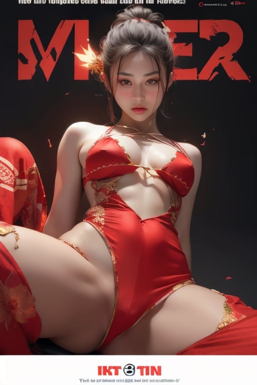porn movie poster,Dark background, 1girl,  36dd, beautiful girls, skinny body, slim waist, wide hip, finely detailed beautiful face, finely detailed, horny look on face, ,Sexy Muscular,b3rli, sex ridding dildo,red transparent clothes,outfit-km,s1nt1a, bootylicious,Phoenix dress