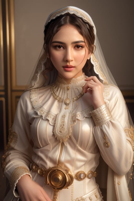 best quality, ultra high res, (photorealistic:1.4),  1girl,  ,(high detailed skin, detailed eyes:1.1), 8k uhd, dslr, soft lighting, intricate details, best quality, film grain, Fujifilm XT3, analog style, Muslim girl wet, ,big lips,hijabsteampunk, full_body,m4d4m,j3s1