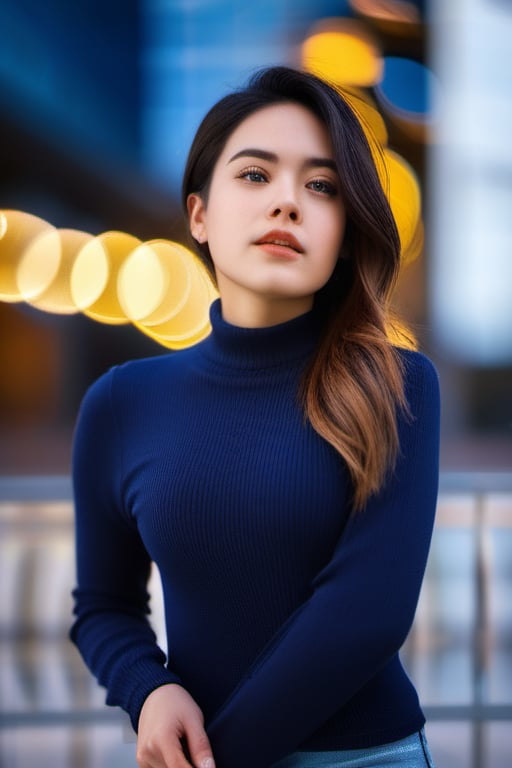 1girl,portrait, close-up, bokeh, golden hour, looking away from the camera, masterpiece, accurate, anatomically correct, textured skin, front lighting, using reflectors, f/1.4, 50mm, Sony A7 III, regina display, super detail, high details, 4K, wavy hair, evening wear, natural landscape,1girl,portrait, high angle, bokeh, overcast, looking at the camera, masterpiece, accurate, anatomically correct, textured skin, side lighting, using reflectors, f/2.8, 35mm, Canon EOS R, regina display, high quality, UHD, casual wear, urban setting,1girl,portrait, bird's eye view, bokeh, window light, looking up, masterpiece, accurate, anatomically correct, textured skin, back lighting, using reflectors, f/1.8, 24mm, Nikon Z6, regina display, highres, best quality, HD, ponytail, business casual, indoor,
