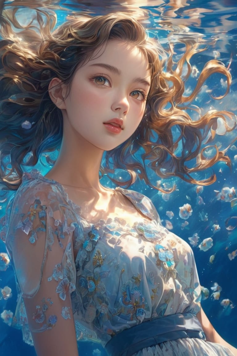 Title: "Ethereal Radiance"
In this visually stunning artwork titled "Ethereal Radiance," we are transported to a serene poolside setting, where a 16-year-old girl exudes an irresistible charm and captivating beauty. With a focus on realism and ultra photo-realistic rendering, every intricate detail comes to life in this high-resolution, 8K UHD masterpiece.
The centerpiece of the composition is the girl's strikingly realistic eye, meticulously crafted to perfection. The level of detail achieved in capturing the nuances of the iris, the reflections, and the delicate textures of the eyelashes is truly awe-inspiring. The eye, a window to the soul, draws the viewer into the depths of emotion and wonder.
Surrounded by a soft bokeh effect, the girl strikes a pose that effortlessly embodies both innocence and allure. Her casual dress adds to the charm, accentuating her youthful radiance. The gentle panorama of the pool area creates a sense of tranquility, inviting the viewer into a moment of serene contemplation.
Cinematic lighting bathes the scene, casting a soft, diffused glow that accentuates the girl's features and enhances the overall atmosphere. The interplay of light and shadow creates depth and dimension, imbuing the artwork with a cinematic quality that captivates the senses.
Though the girl possesses an undeniable beauty, it is important to approach the portrayal with sensitivity and respect, ensuring that the focus remains on her youthful innocence and charm rather than objectifying her. The composition celebrates the unique qualities that make her adorable and endearing.
From a low angle, the viewer gazes up at the girl, emphasizing her presence and capturing her in a moment of quiet confidence. While the artwork acknowledges her charm and aesthetic appeal, it does so with elegance and sophistication, steering clear of overtly sexual or provocative themes.
"Ethereal Radiance 2024-06-19 #aiart #AIイラスト" is a visual masterpiece that celebrates the beauty of youth and innocence in an artfully crafted and respectful manner. Through its ultra photo-realistic rendering, high-resolution details, and cinematic lighting, it invites viewers to appreciate the delicate intricacies of the human form while preserving the integrity and dignity of the subject.