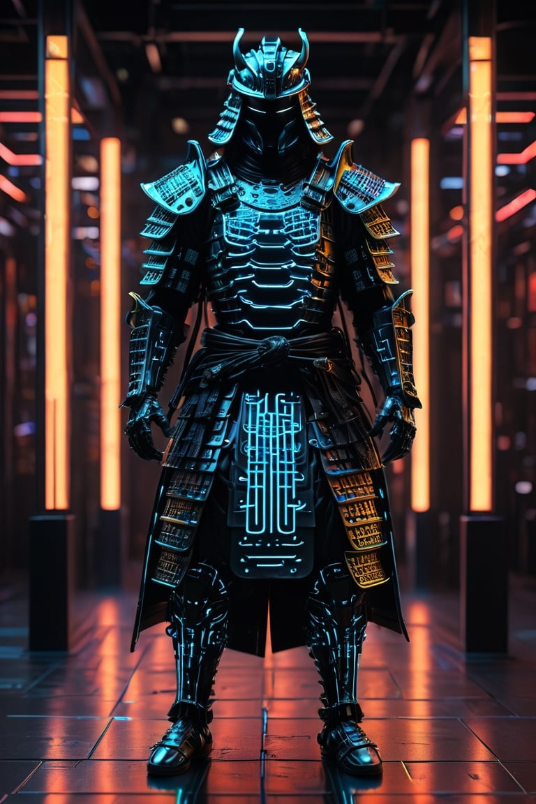 Extreme detailed,ultra Quality,
HologramCyber samurai, neon,Wearing hologram samurai armor,outline only,glowing wireframe, rainbow hologram,random color,transparent body, void body, only outline neon tube,rainbow colors, CyberPunk style,aesthetic grid, silhouette,CyberPunk Medicine shop,
neon style,3D Mesh,samurai,circuitboard,cyborg style