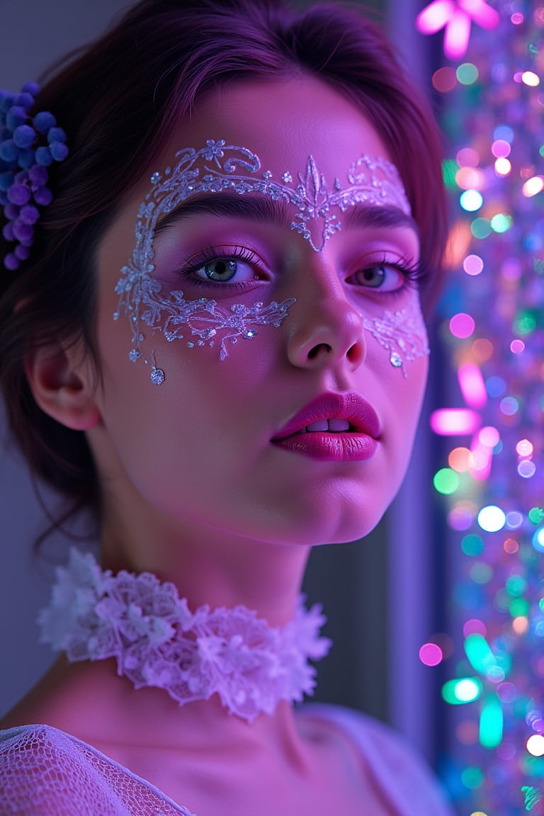  fantasy beauty, biochemiluminescence, art nouveau, bright colors, kaleidoscope and prism effects, optical illusion 3D art), detailed textures, high quality, high resolution, high precision, realism , color correction, proper lighting settings, harmonious composition, Behance works,Young beauty spirit ,gem00d