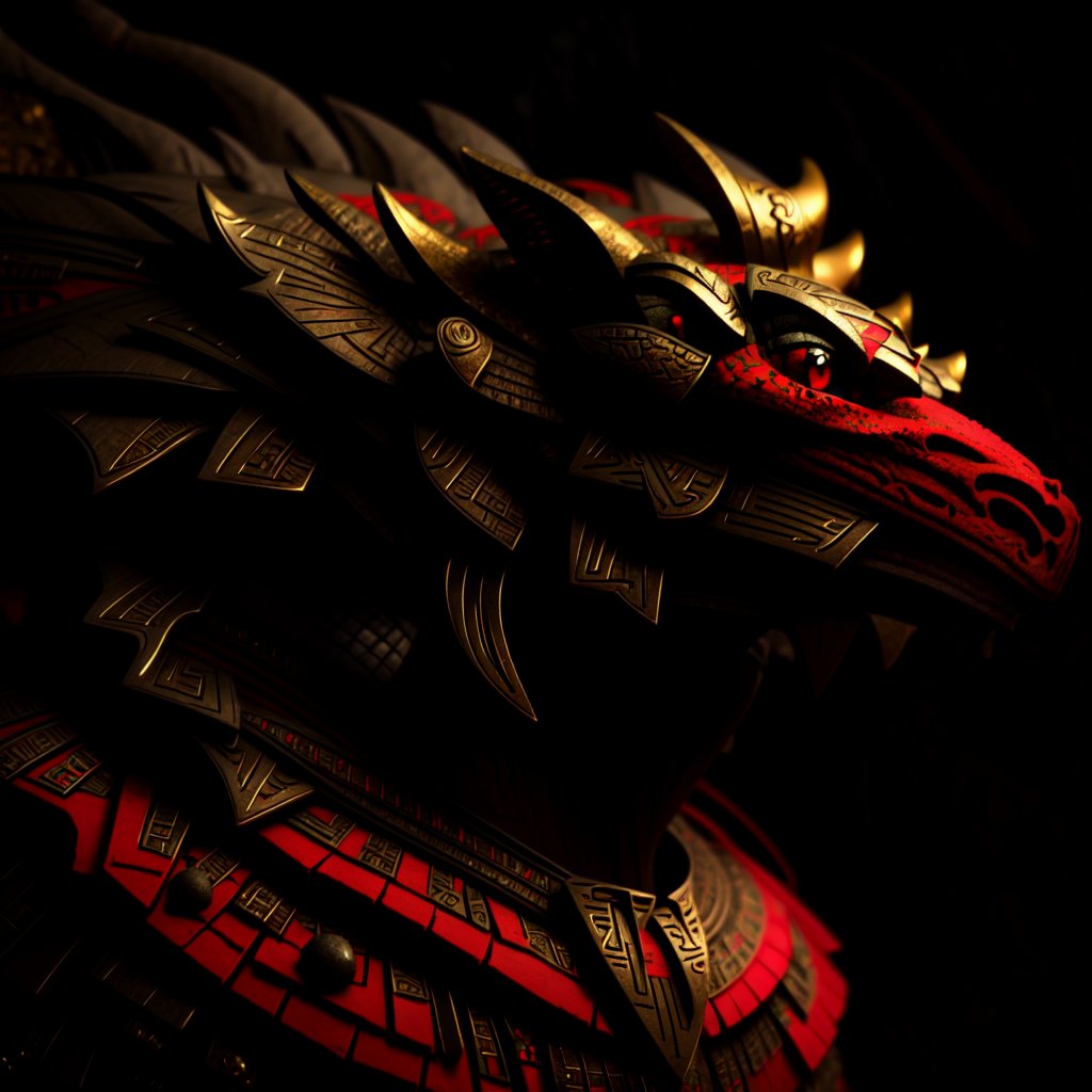Zeus god of Egypt, red eye, close up, macro, black background, realistic, detailed, photography, thematic background, ambient enviroment, epic, candystyle,perfecteyes,dragonborn