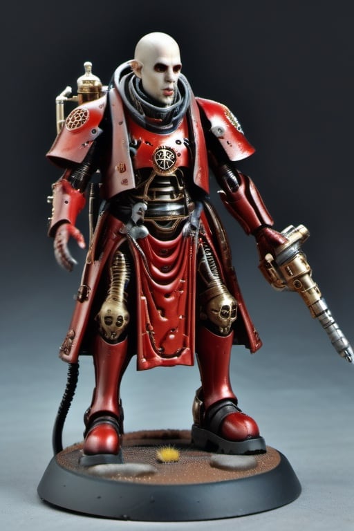 Adeptus Mechanicus, techpriest, prosthetics, red robes