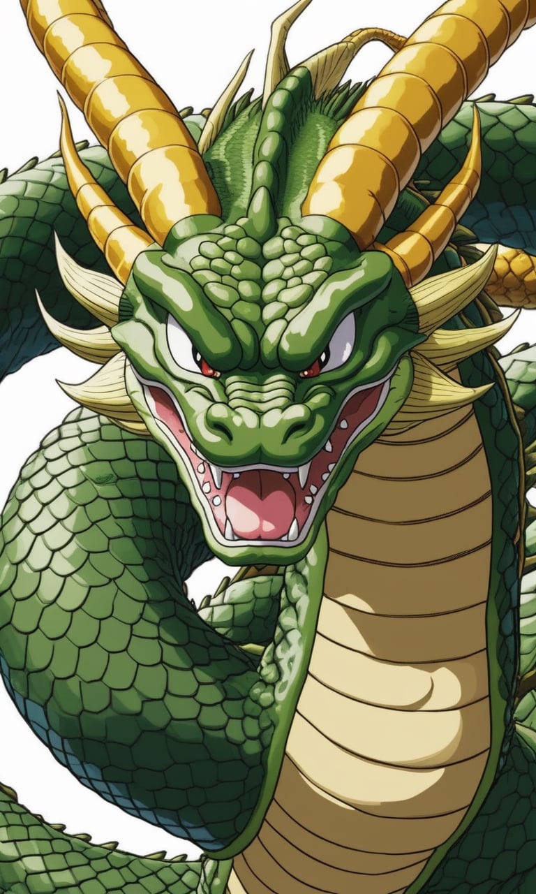Shenron with a gentle face