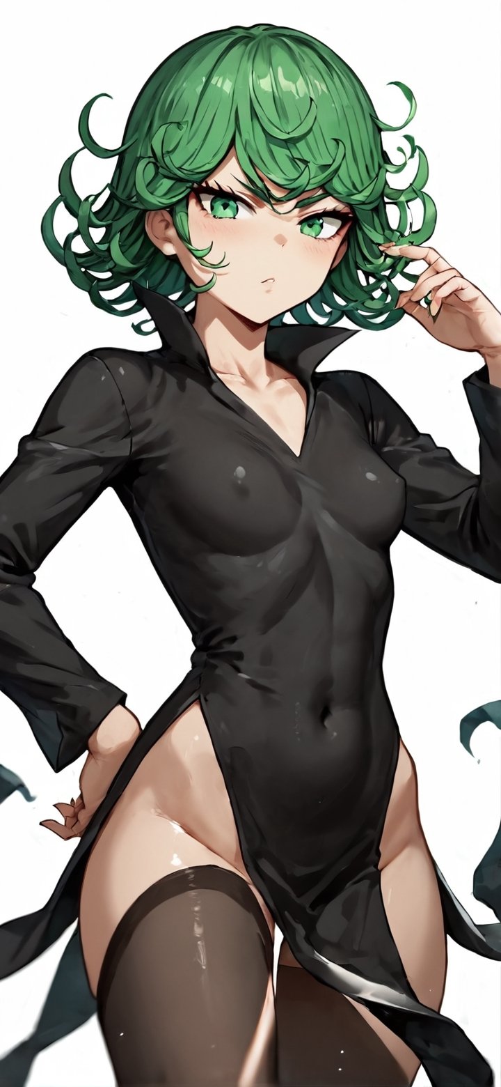 Tatsumaki , white background, perfect, hand, fingers, 1 sexy and hot woman,ideal woman, Tatsumaki, High detailed, Detailed face , Green clothes, Green eyes, Green hairs,


score_9, score_8_up, score_7_up, score_6_up, score_5_up, score_4_up, BREAK source_anime,  looking at viewer, serious, braid ,Expressiveh ,tatsumaki_opm