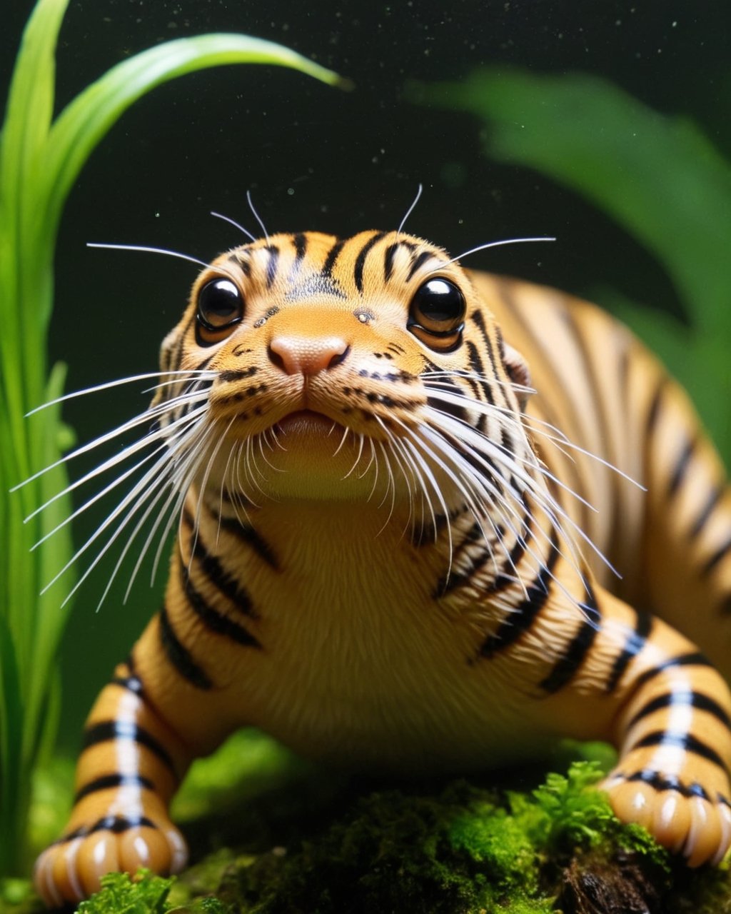 breathtaking Tiger Slug ,  zhibi . award-winning, professional, highly detailed,zhibi