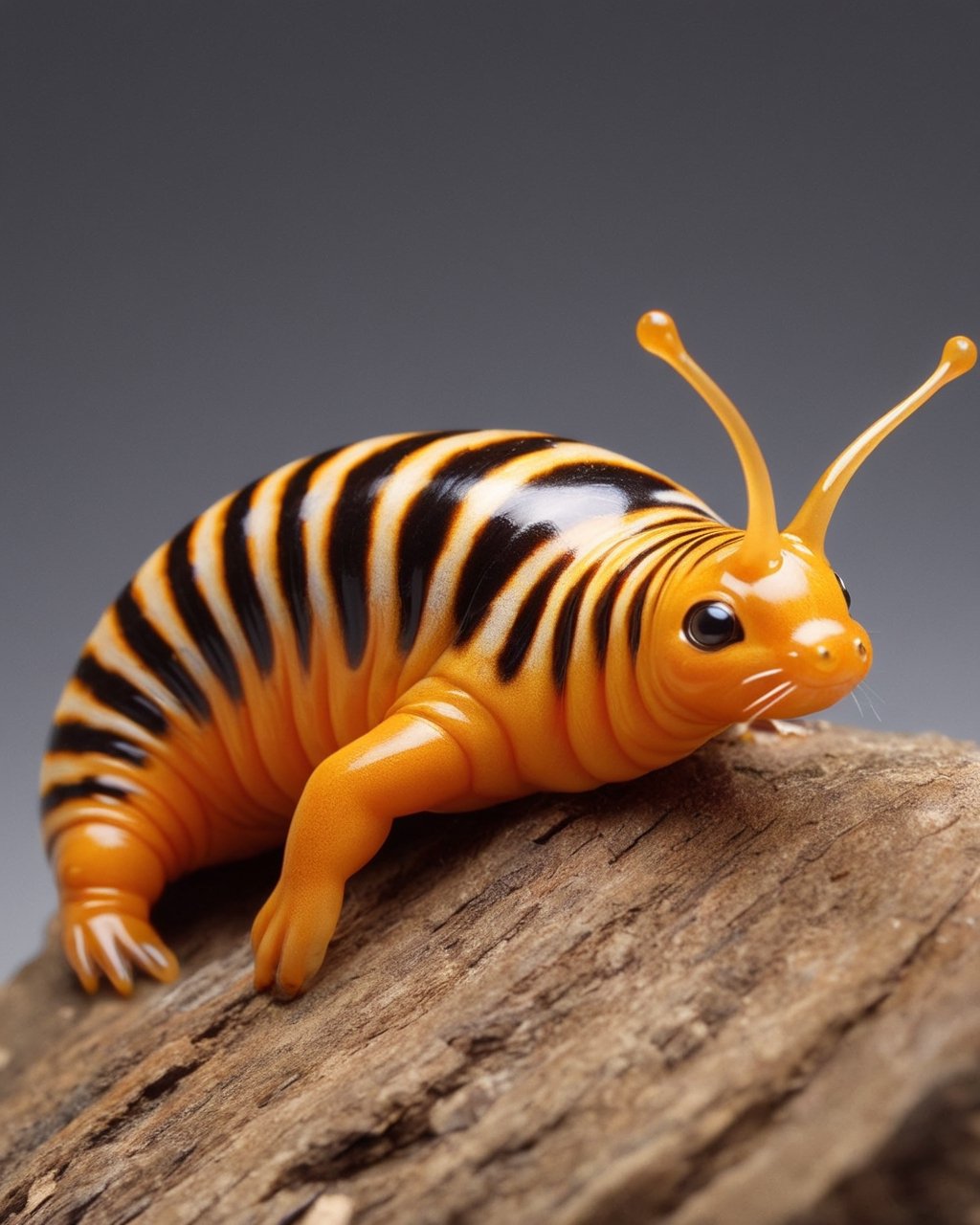 breathtaking Tiger Slug ,  zhibi . award-winning, professional, highly detailed,zhibi