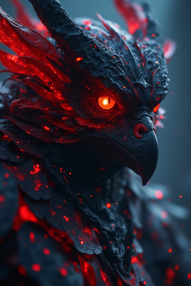 garuda, glowing red eyes, amazing composition, hyper details