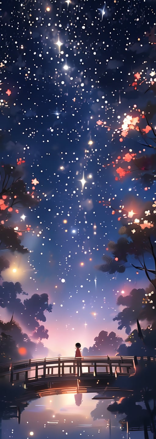 The entire galactic starry sky,Magnificent,Twinkling starlight,boundless,Fantastic sights。