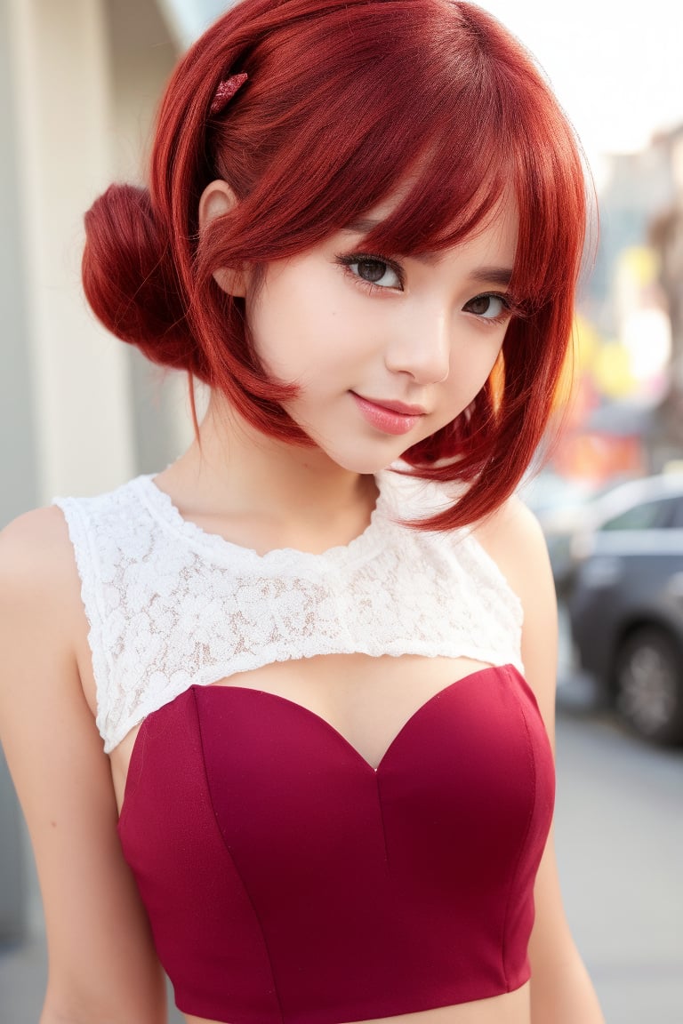 extremly cute glamorous anime girl