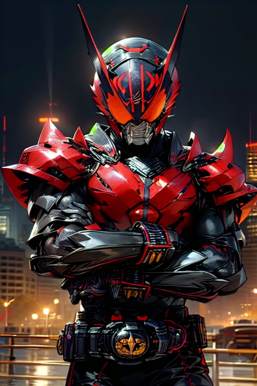 (8K,raw,proffesional,top-quality),(realisitic,Photorealsitic:1.2),perfect anatomy,(Highest Detail Face:1.2),Front lighting,
Dark shadows were threatening the city。however、Kamen Rider Rises。Wearing a transformation belt、Burning with a righteous heart, he follows the minions of darkness々and defeat。The battle rages、The Last Enemy Appears。With special moves that join forces、Kamen Rider defeats the Lord of Darkness。Cities restore peace、a person々The voice of joy resonates。He smiled mysteriously.、He vowed to face the next evil.。