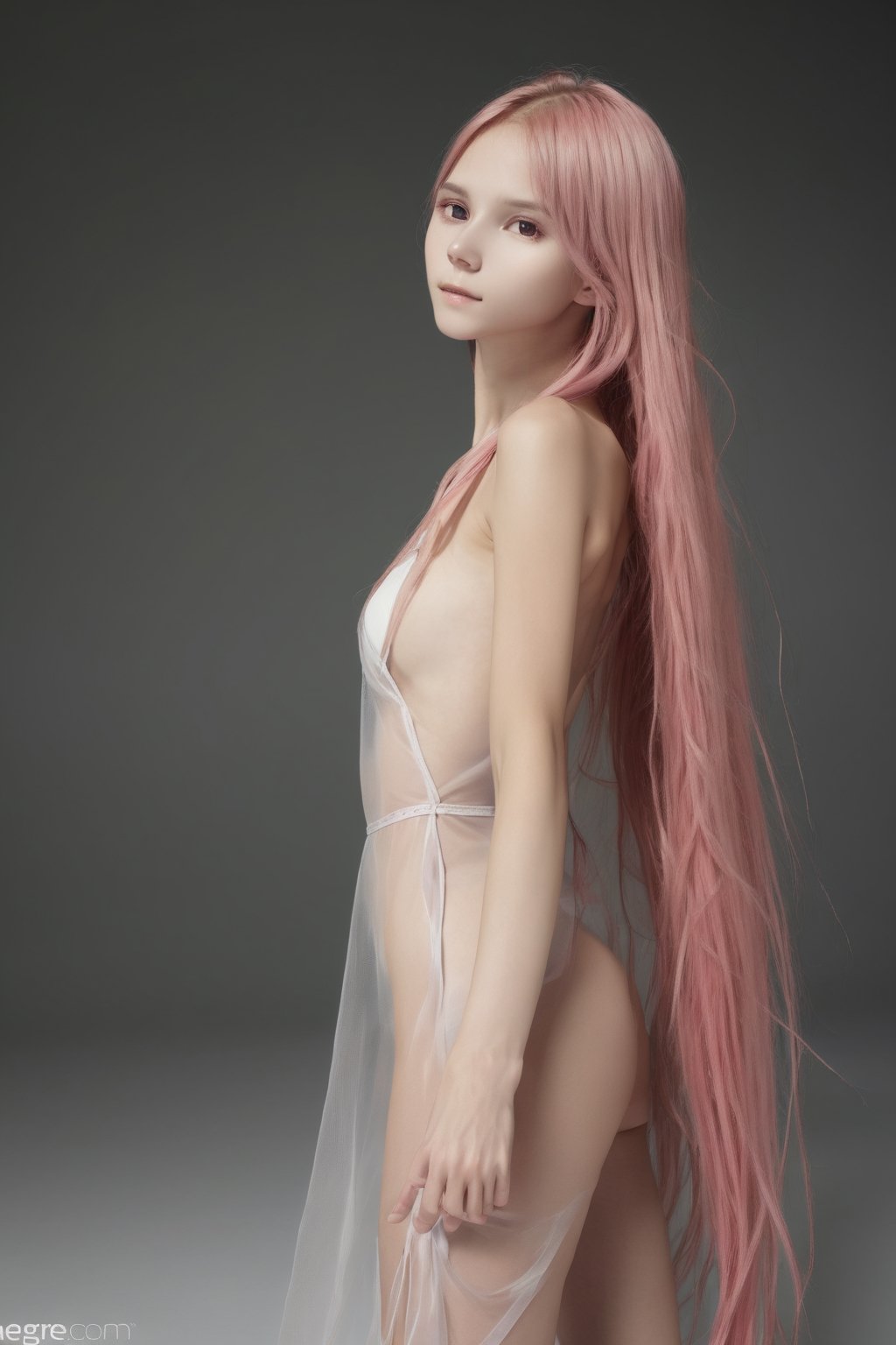 masterpiece,  extremely best quality,  official art,  cg 8k wallpaper,  (Fantasy Style:1.1),  (artistic atmosphere:1.2),  (full body:1.4),  (Korean style:1.3),  (nsfw,  seductively charming:1.5),  (1 woman,  20 years old,  long pink hair:1.2),  (bare shoulders:1.5),  (see-through_silhouette:1.4),  (narrow waist:1.22),  pixiv 10000 users,  highly detailed,  pixiv,  (beautiful face),  incredibly detailed,  (an extremely  beautiful),  (best quality)
,
