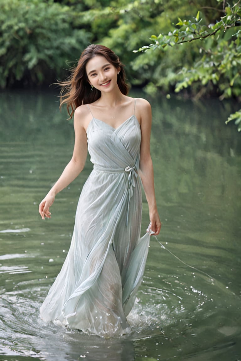 Soft brilliance, gentle and graceful eyes, light and graceful movements, elegant and demure manners, gentle and kind smiles, flowing lines like water, show the delicate emotions and gentle temperament of women.