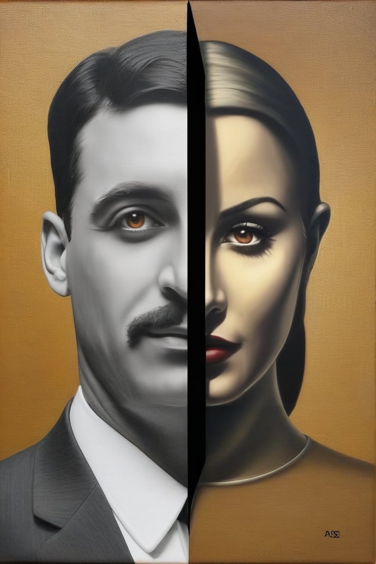 Surrealism vs Realism, a portrait