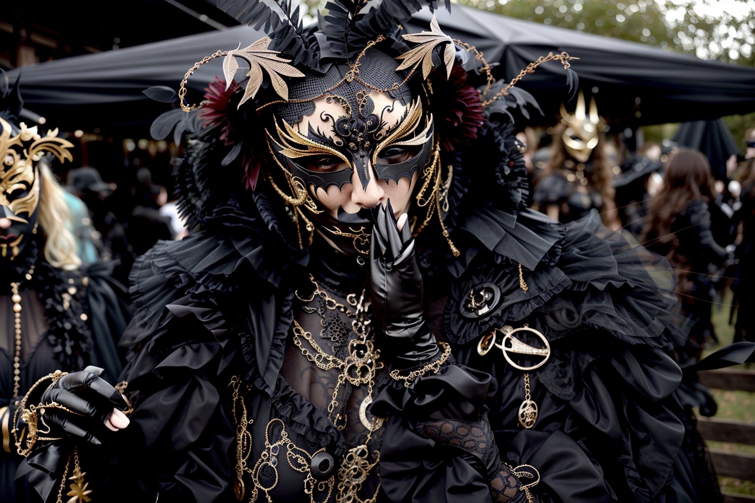 Bizarre gothic masquerade