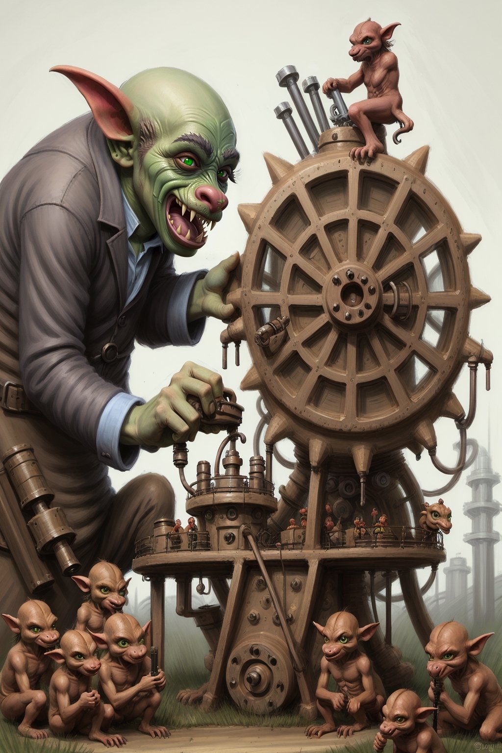 goblin engineers doing goblin machinery weird